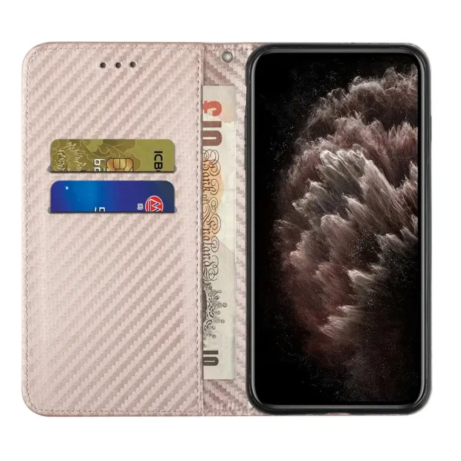Housse Xiaomi 15T Texture Carbone avec Dragonne
