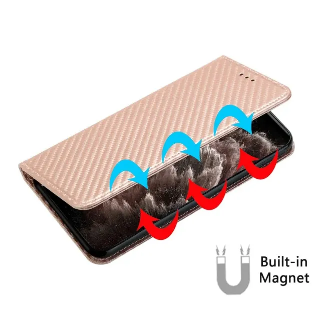 Housse Xiaomi 15T Texture Carbone avec Dragonne