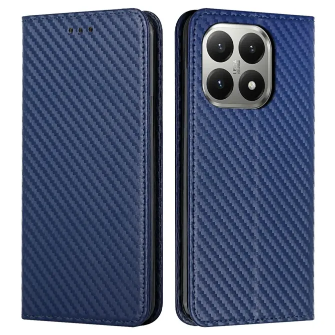 Housse Xiaomi 15T Texture Carbone avec Dragonne