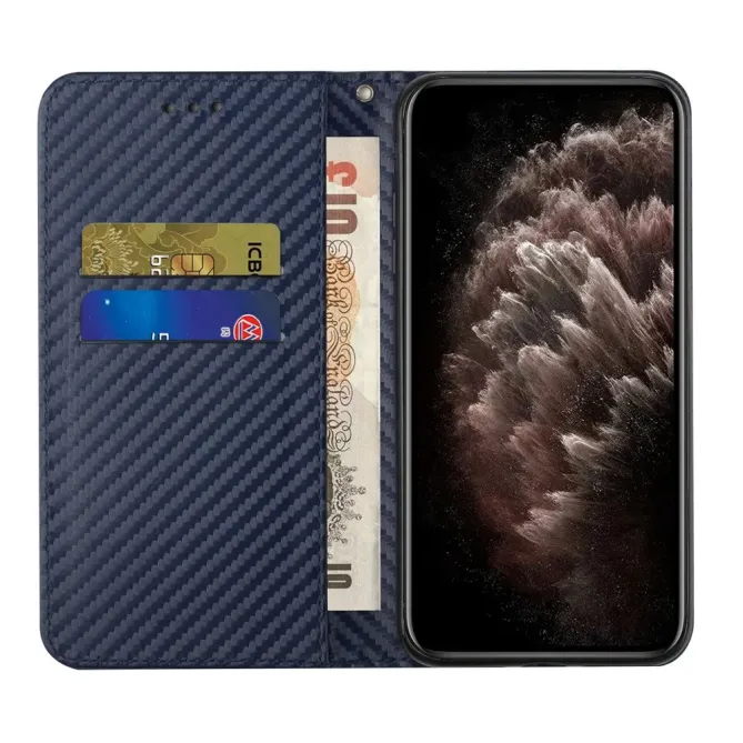 Housse Xiaomi 15T Texture Carbone avec Dragonne