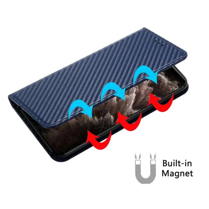 Housse Xiaomi 15T Texture Carbone avec Dragonne