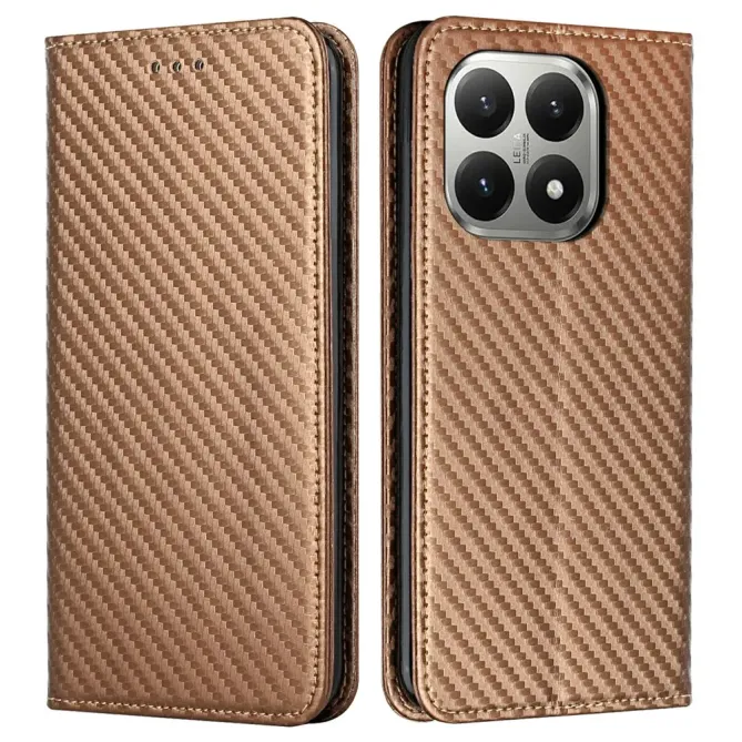 Housse Xiaomi 15T Texture Carbone avec Dragonne