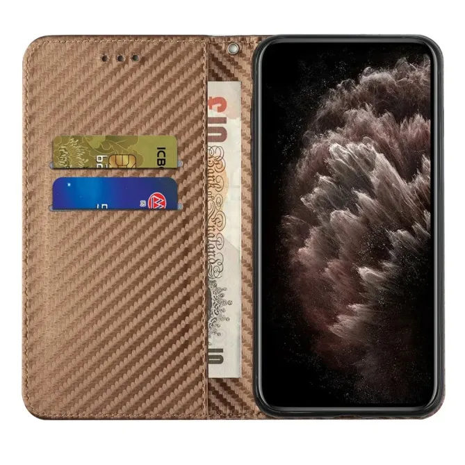 Housse Xiaomi 15T Texture Carbone avec Dragonne