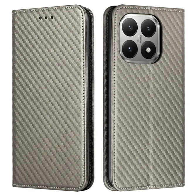 Housse Xiaomi 15T Texture Carbone avec Dragonne