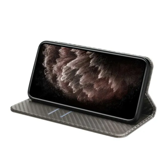 Housse Xiaomi 15T Texture Carbone avec Dragonne