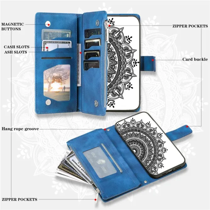 Housse Xiaomi 15T Mandala Porte-Cartes