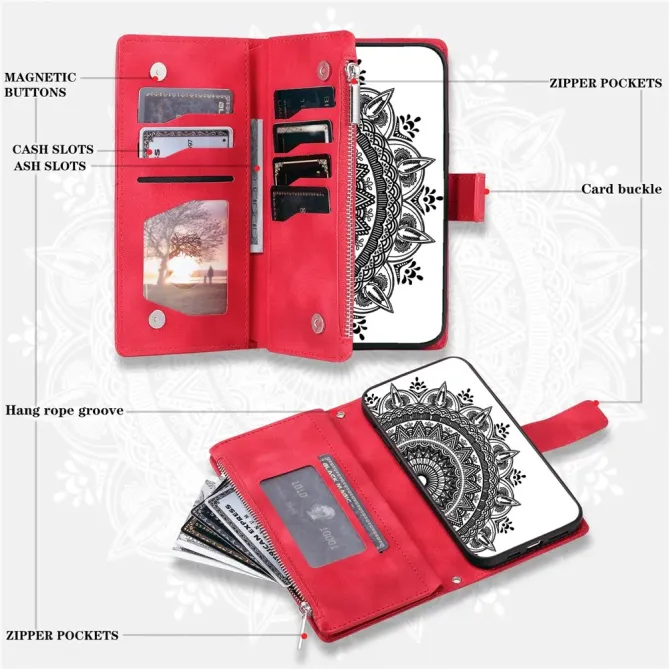 Housse Xiaomi 15T Mandala Porte-Cartes