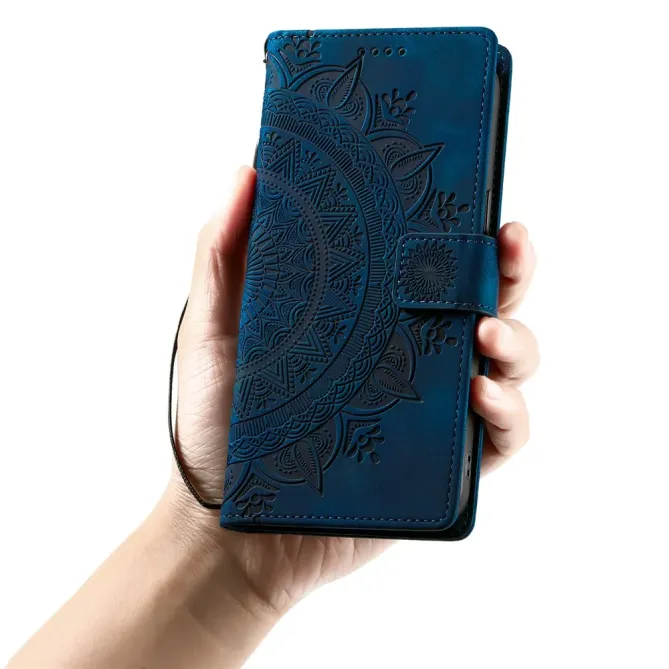 Housse Xiaomi 15T Portefeuille Totem Dragonne Simili Cuir Support