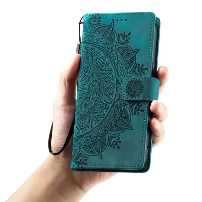Housse Xiaomi 15T Portefeuille Totem Dragonne Simili Cuir Support