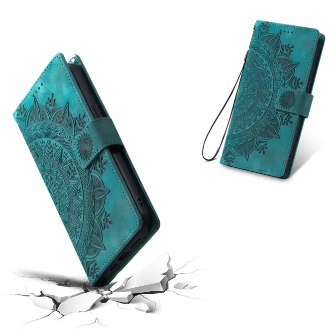 Housse Xiaomi 15T Portefeuille Totem Dragonne Simili Cuir Support
