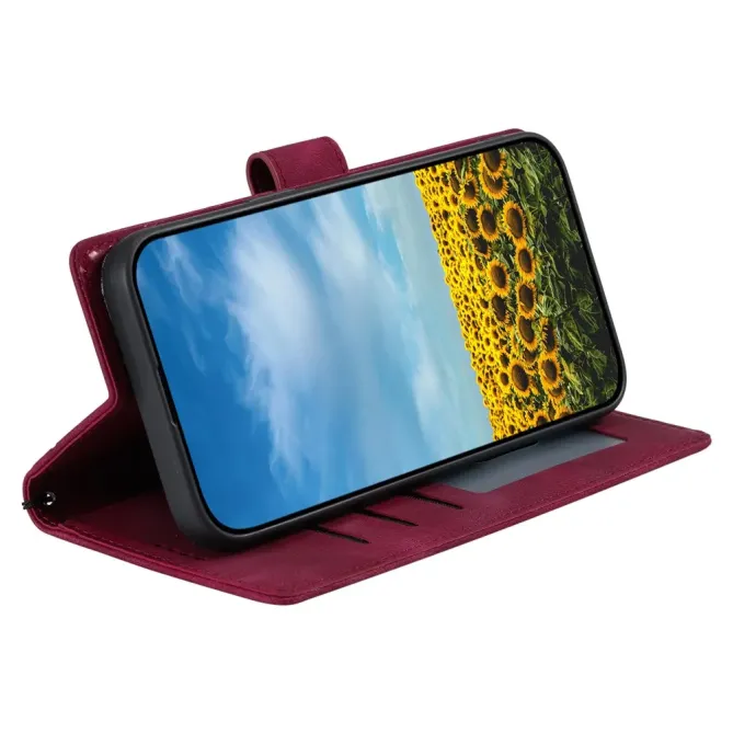 Housse Xiaomi 15T Portefeuille Totem Dragonne Simili Cuir Support