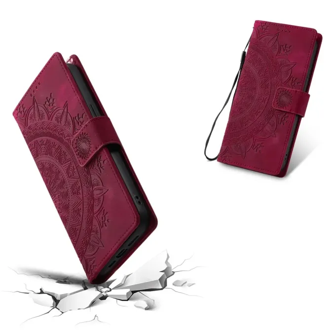 Housse Xiaomi 15T Portefeuille Totem Dragonne Simili Cuir Support