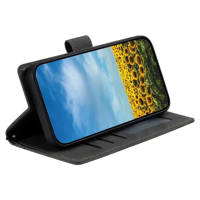 Housse Xiaomi 15T Portefeuille Totem Dragonne Simili Cuir Support