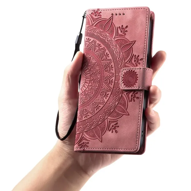 Housse Xiaomi 15T Portefeuille Totem Dragonne Simili Cuir Support
