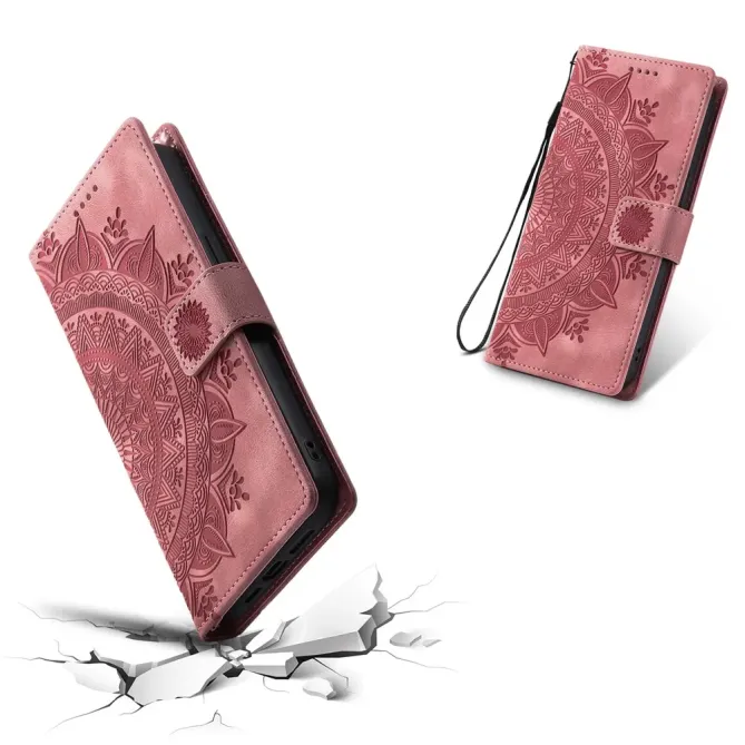 Housse Xiaomi 15T Portefeuille Totem Dragonne Simili Cuir Support