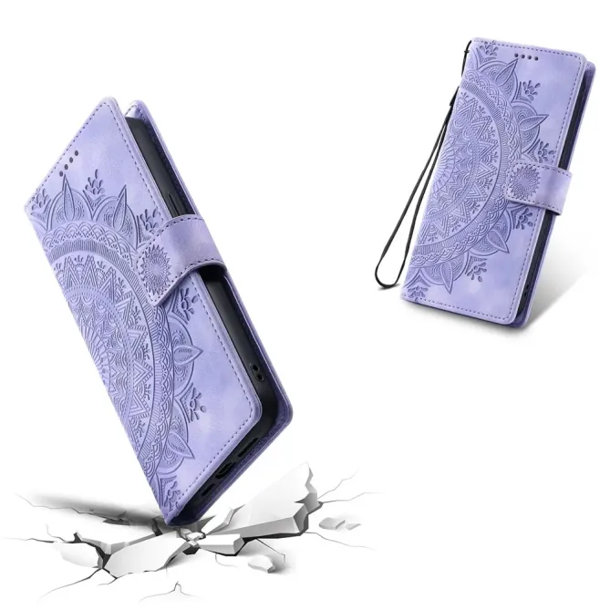 Housse Xiaomi 15T Portefeuille Totem Dragonne Simili Cuir Support