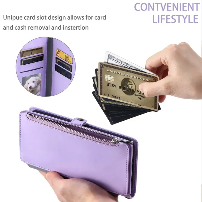 Housse Xiaomi 15T Multi-Rangements à Zip