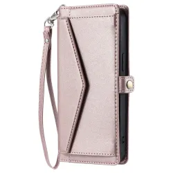 Housse Xiaomi 15T Design Pochette à Dragonne Or Rose