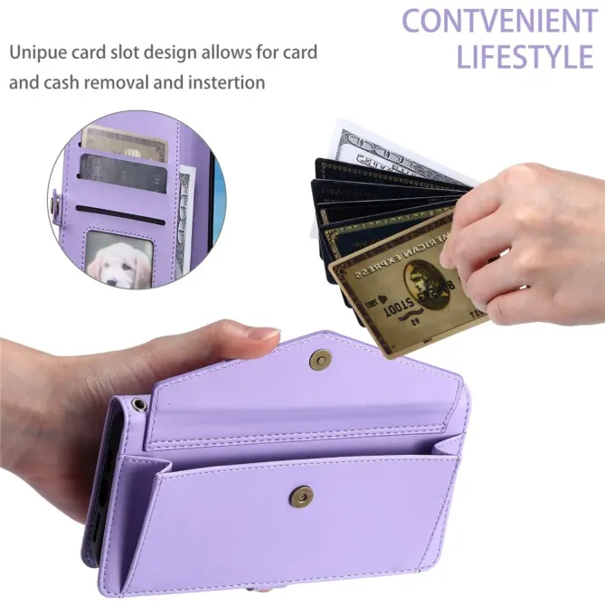 Housse Xiaomi 15T Design Pochette à Dragonne Violet clair - photo 32