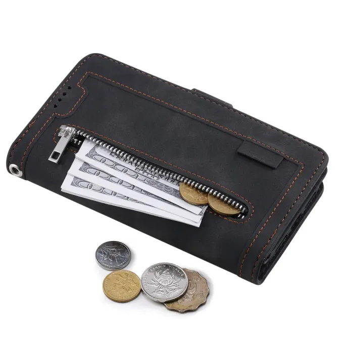 Housse Xiaomi 15T Portefeuille à Poche Zippée