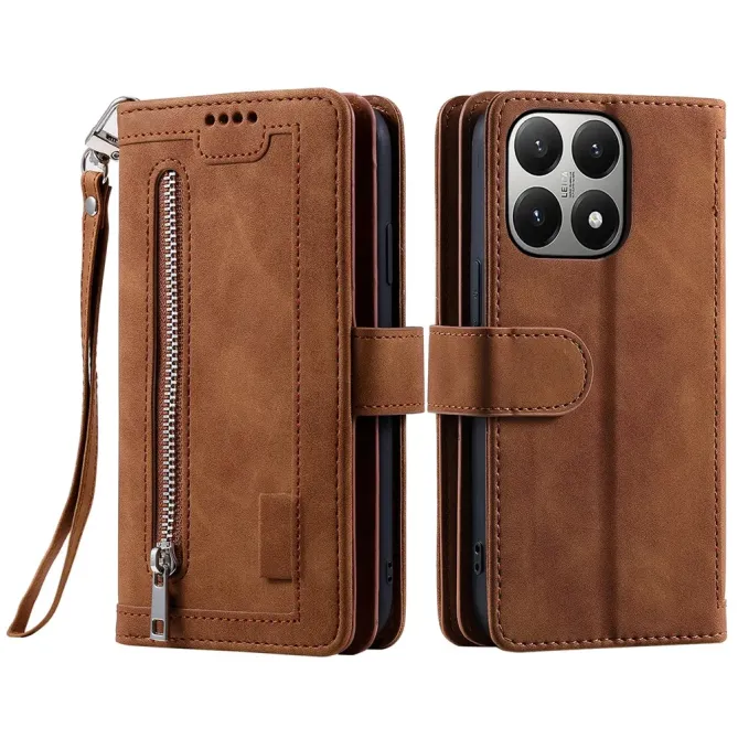 Housse Xiaomi 15T Portefeuille à Poche Zippée