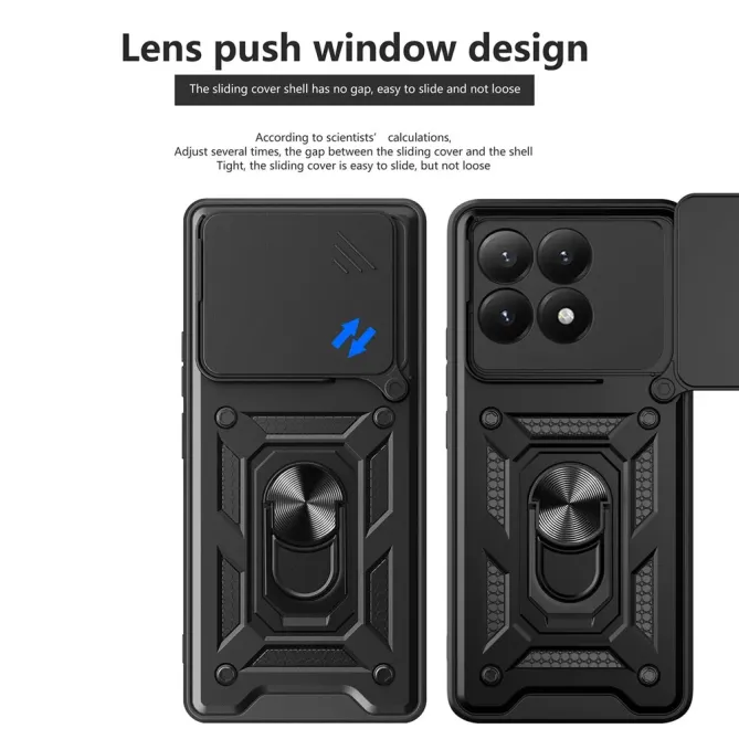 Coque Xiaomi 15T Camera Slide Fonction Support