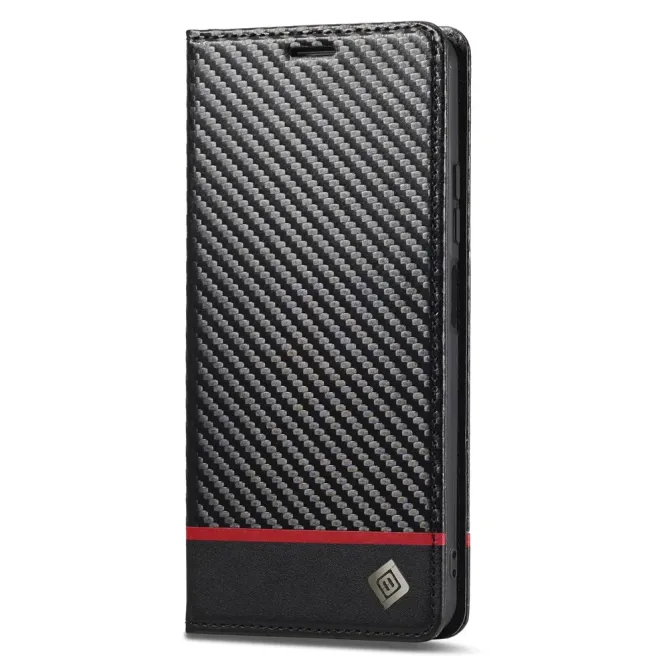 Flip cover Xiaomi 15T fibre de carbone Horizontal Stripe