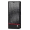Flip cover Xiaomi 15T fibre de carbone Horizontal Stripe