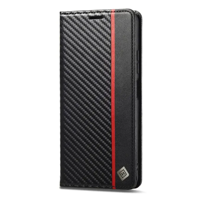 Flip cover Xiaomi 15T fibre de carbone Vertical Stripe