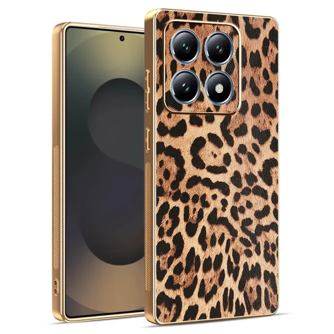 Coque Xiaomi 15T Léopard Doré