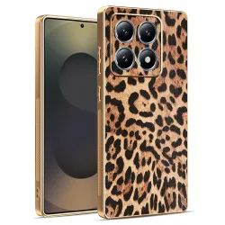 Coque Xiaomi 15T Léopard Doré