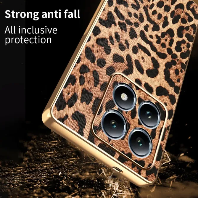 Coque Xiaomi 15T Léopard Doré
