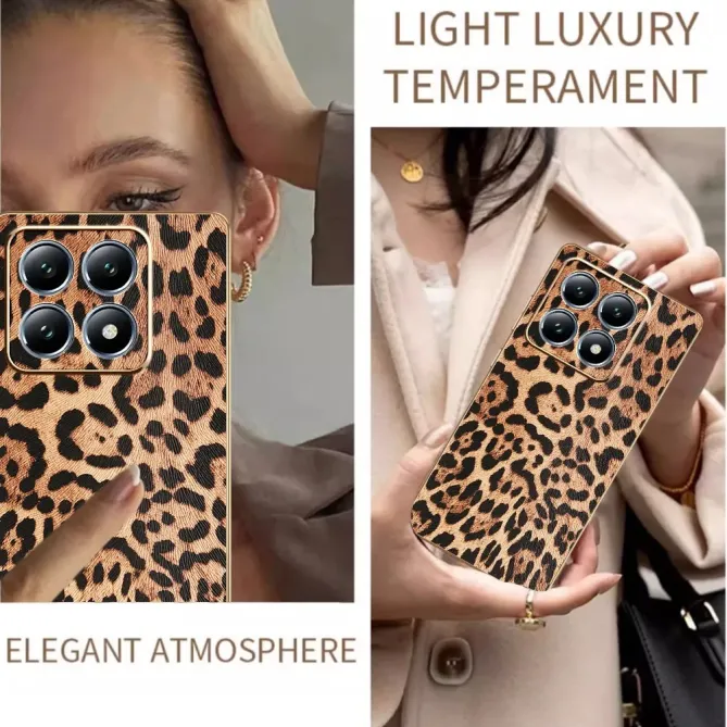 Coque Xiaomi 15T Léopard Doré