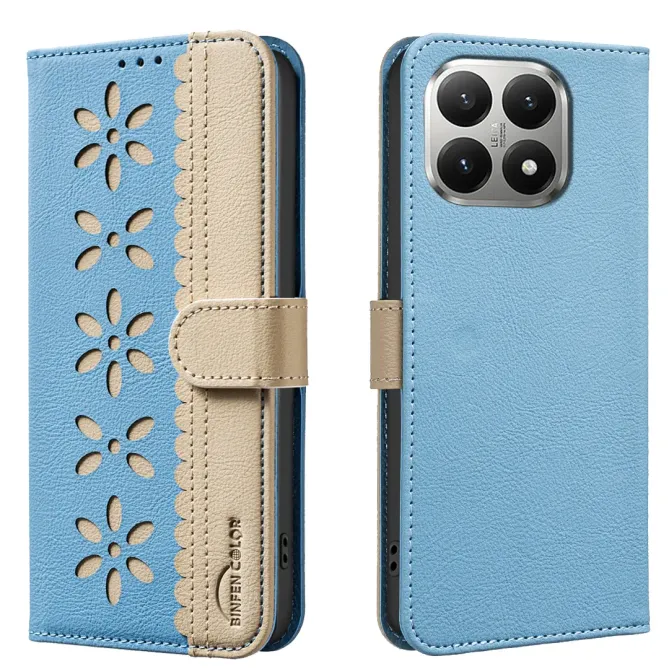 Housse Xiaomi 15T Porte-Cartes Fleurs | BF36