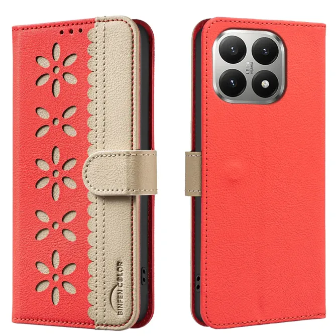 Housse Xiaomi 15T Porte-Cartes Fleurs | BF36