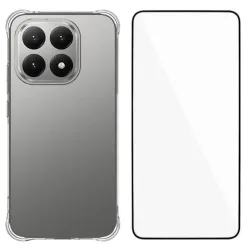 Pack Xiaomi 15T | Coque Coins Renforcés Transparente avec Verre Trempé