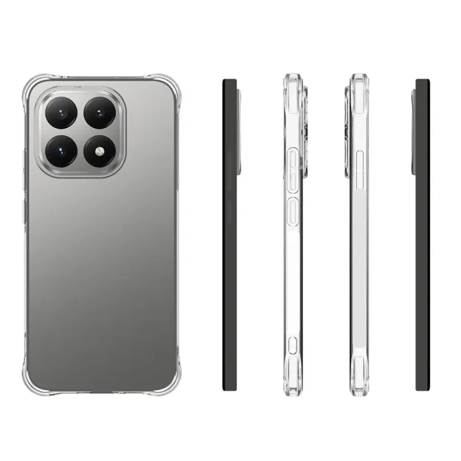 Pack Xiaomi 15T | Coque Coins Renforcés Transparente avec Verre Trempé