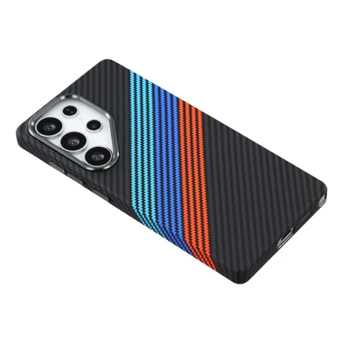 Coque Samsung Galaxy S25 Ultra Carbone Bleu | Collection Graphyx