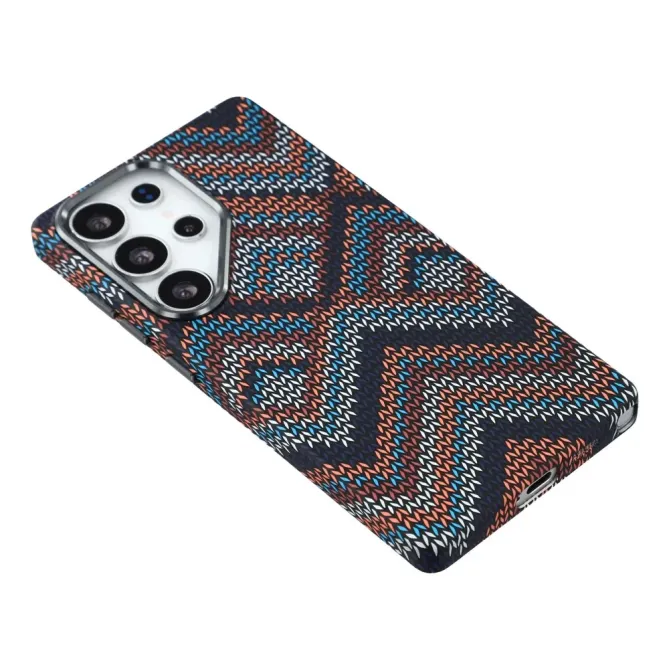 Coque Samsung Galaxy S25 Ultra Tricot Chevron | Collection Cosy