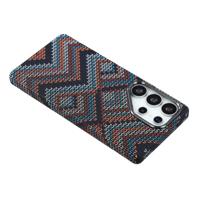 Coque Samsung Galaxy S25 Ultra Tricot Chevron | Collection Cosy