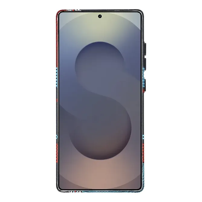 Coque Samsung Galaxy S25 Ultra Tartan Bleu Rouge | Collection Heritage