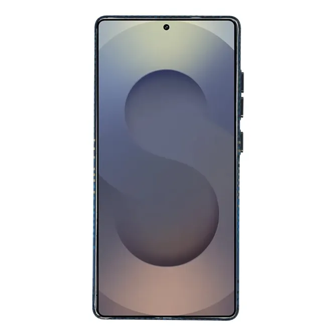 Coque Samsung Galaxy S25 Ultra Tissé Bleu Dégradé | Collection Baltiqu