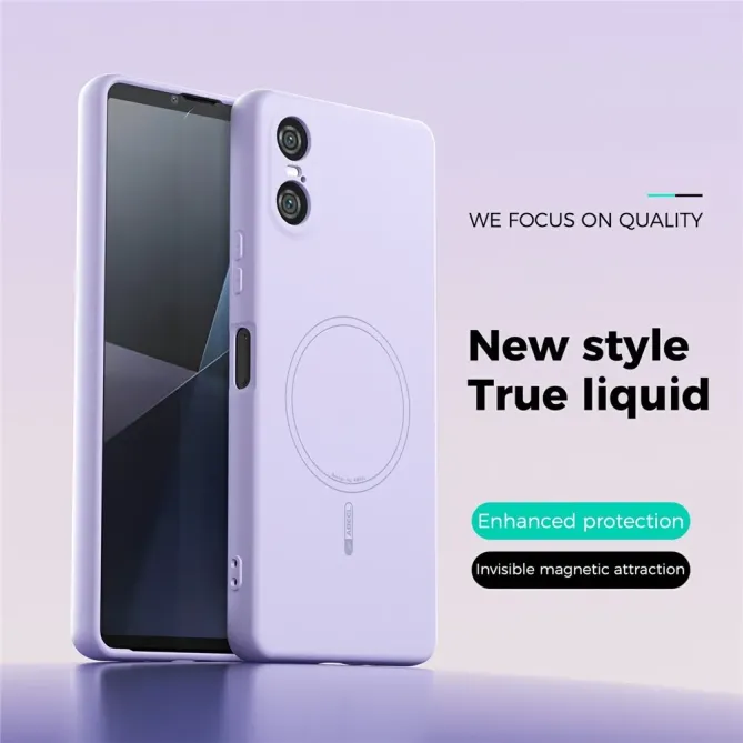 Coque Sony Xperia 10 VI Silicone Touch Compatible MagSafe