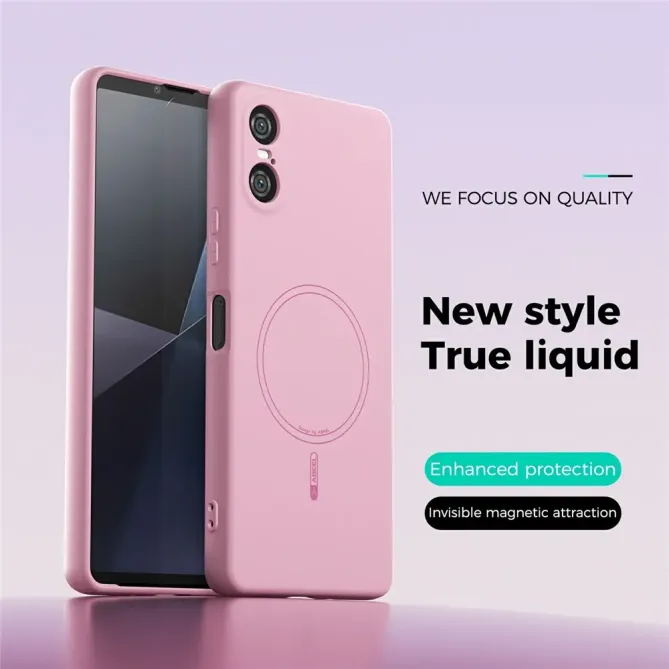 Coque Sony Xperia 10 VI Silicone Touch Compatible MagSafe