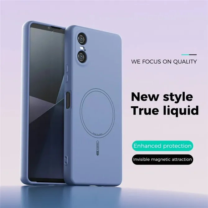 Coque Sony Xperia 10 VI Silicone Touch Compatible MagSafe