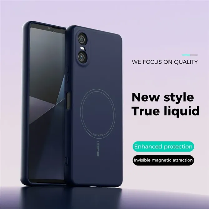 Coque Sony Xperia 10 VI Silicone Touch Compatible MagSafe