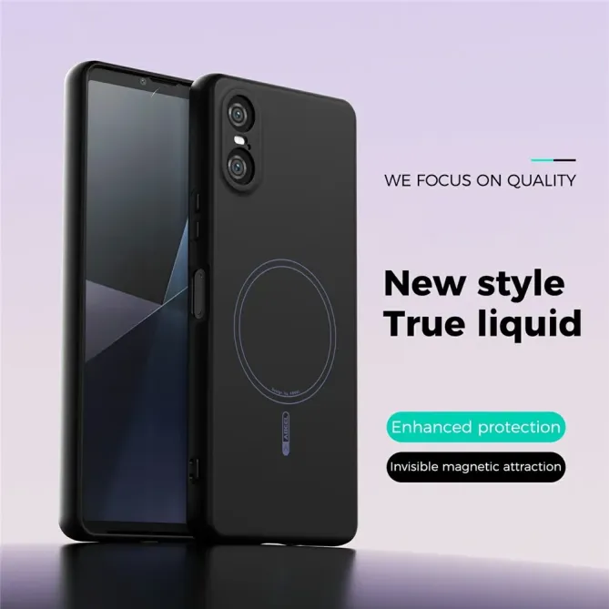 Coque Sony Xperia 10 VI Silicone Touch Compatible MagSafe