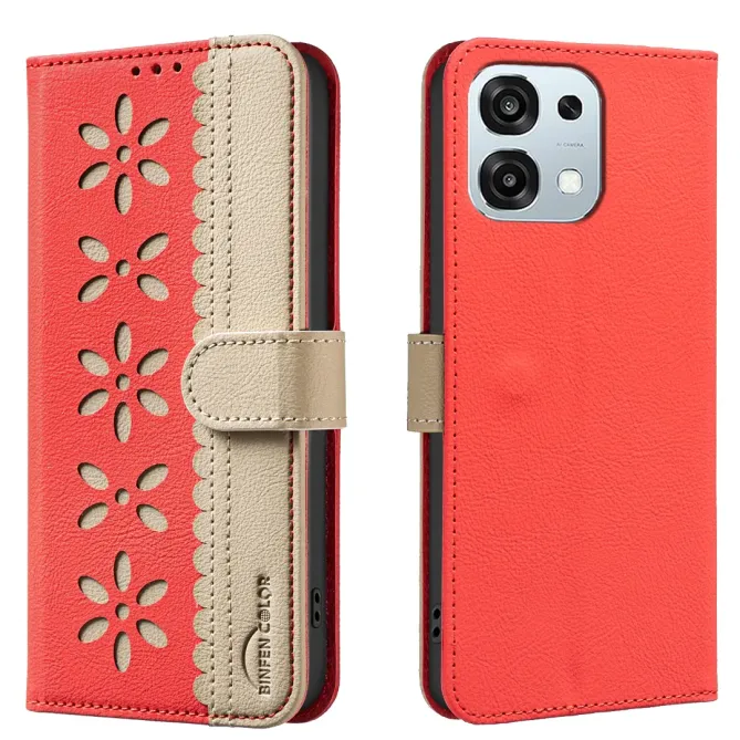 Housse Oppo A6 Pro Porte-Cartes Fleurs | BF36