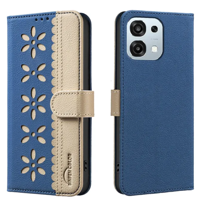 Housse Oppo A6 Pro Porte-Cartes Fleurs | BF36