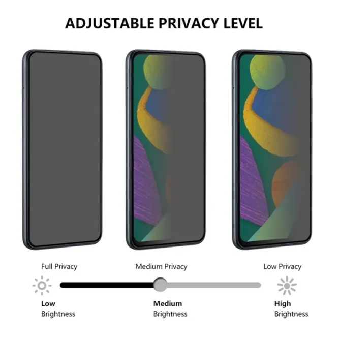Protection d'écran Oppo A6 Pro 5G verre trempé et filtre de confidenti
